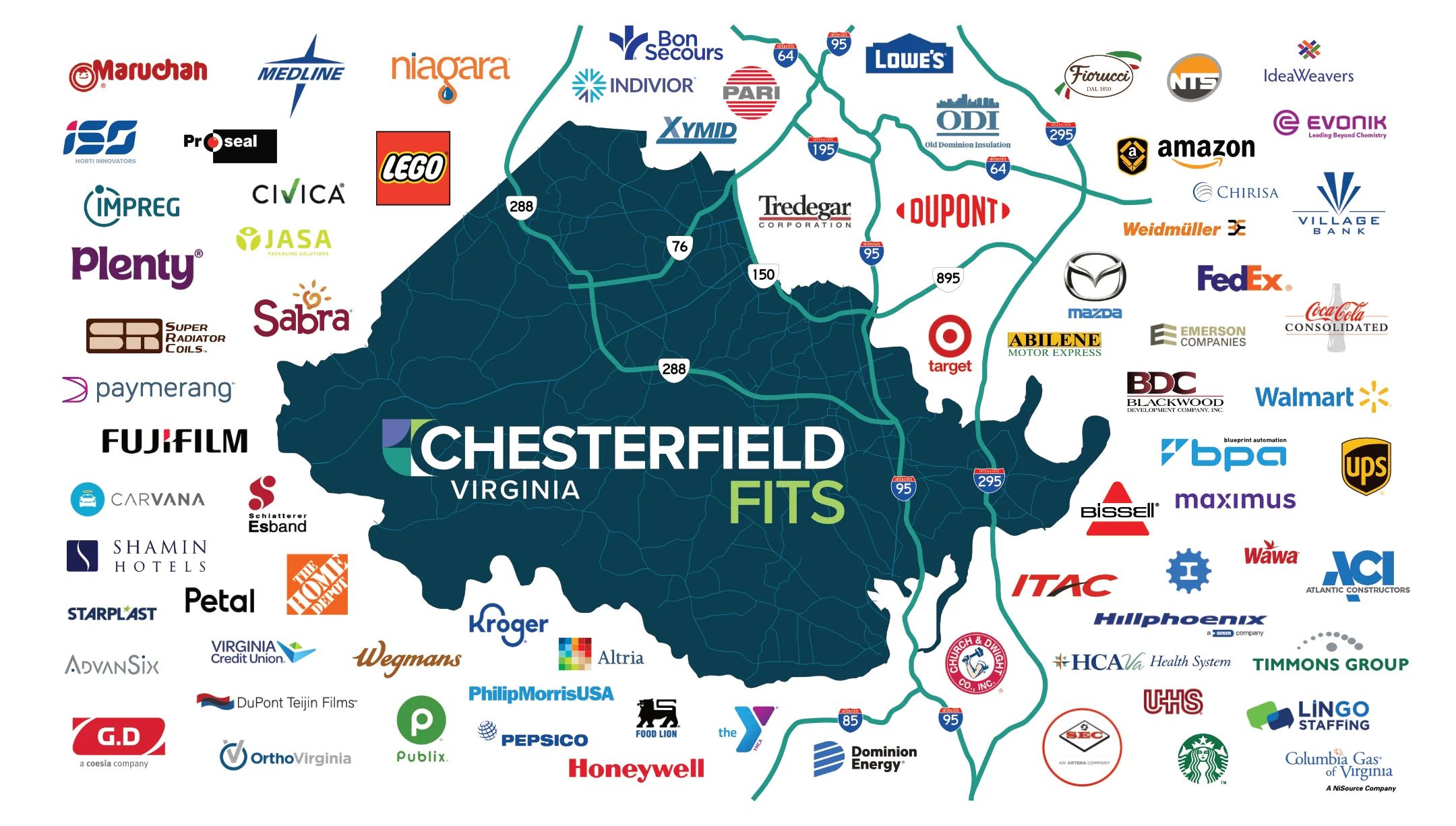 Chesterfield-Logo-Map