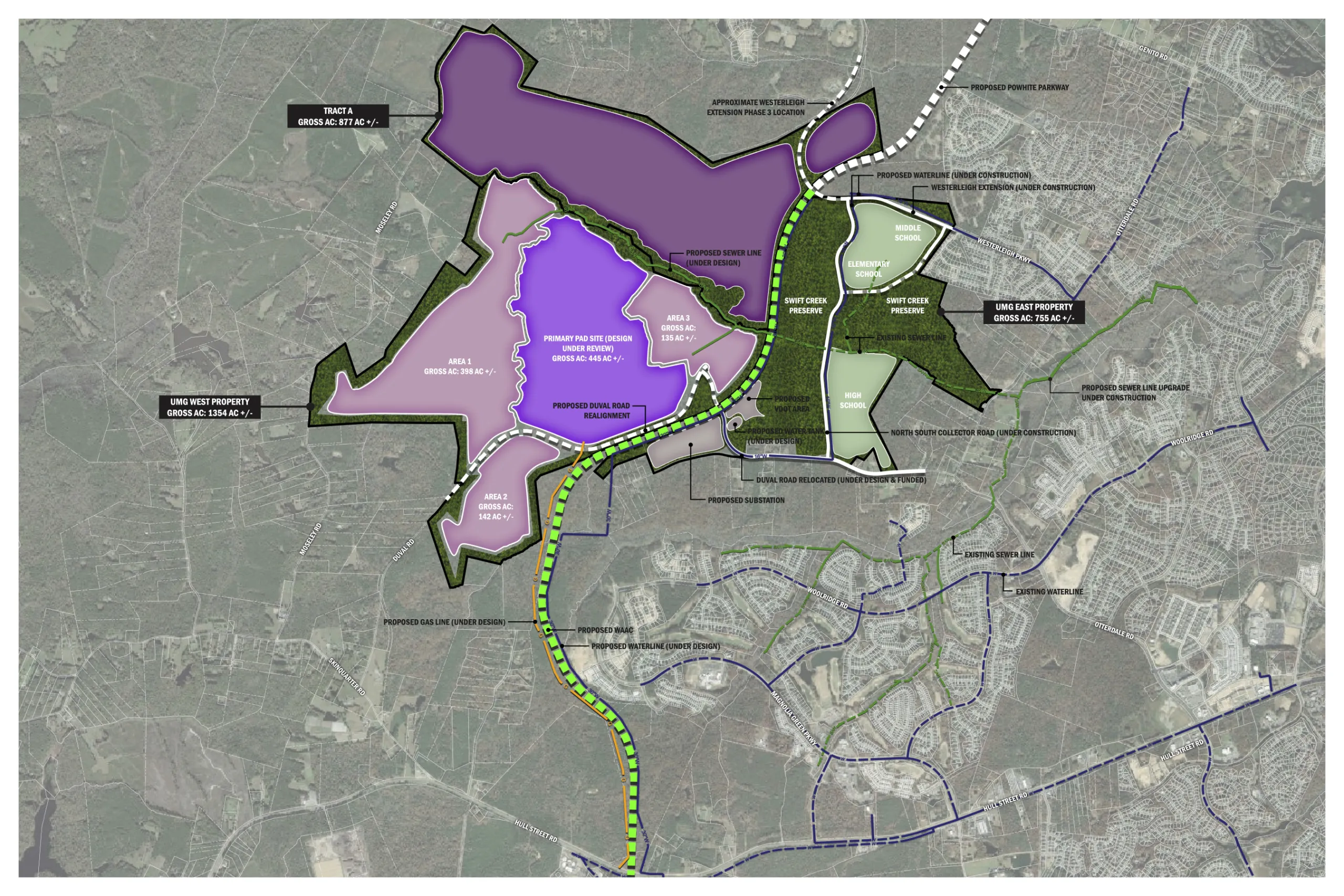 Upper Magnolia Green Master Plan Map